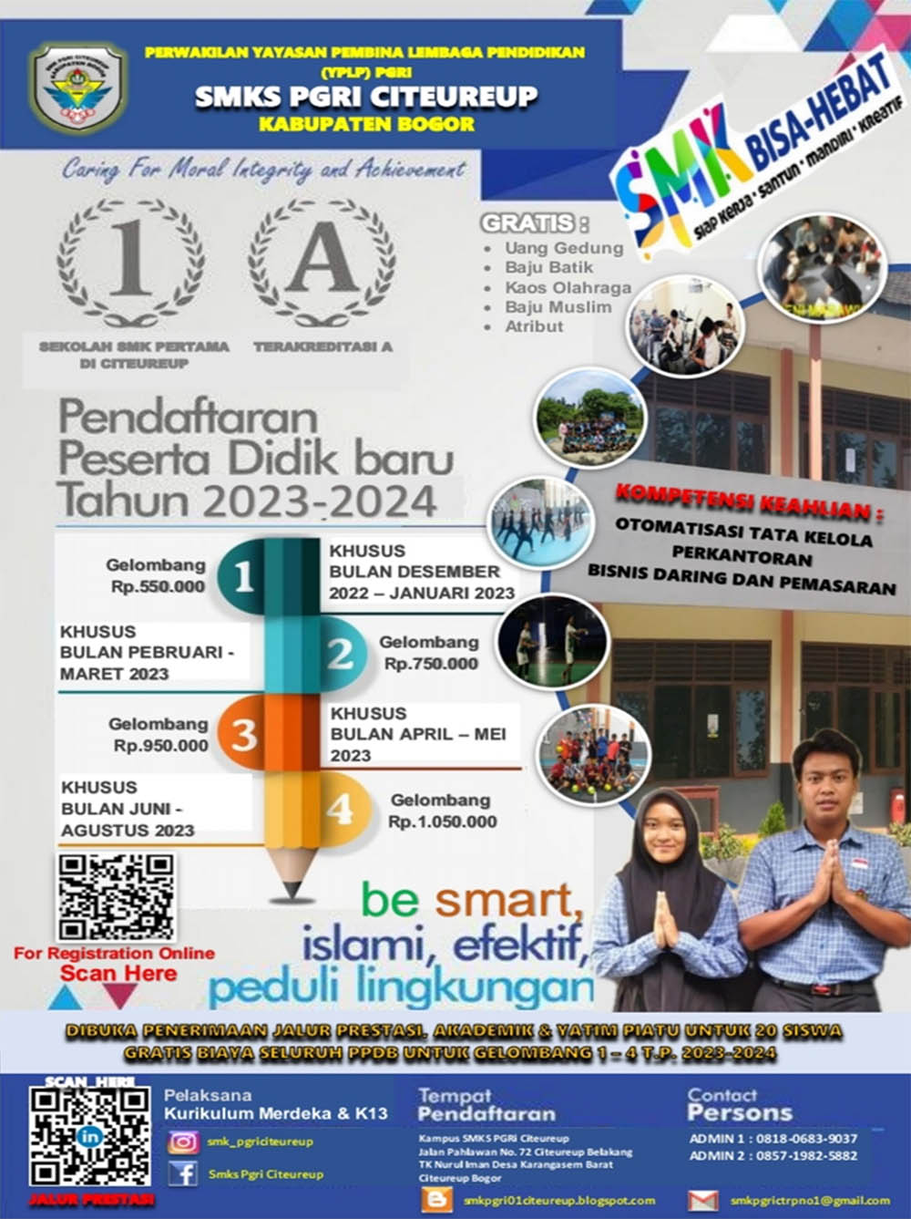 SMK PGRI Citeureup Bogor Website Resmi